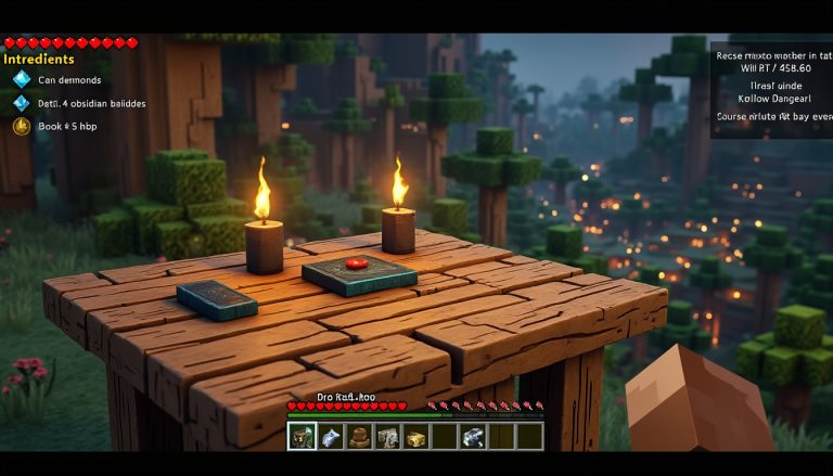 découvrez le guide complet pour crafter une table d'enchantement dans minecraft. apprenez les matériaux nécessaires, les étapes à suivre et commencez à améliorer vos équipements pour une aventure encore plus passionnante !