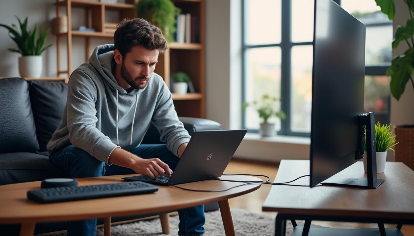découvrez comment connecter et configurer facilement votre ordinateur portable sur un écran de télévision. suivez nos étapes simples pour profiter de vos contenus sur grand écran en quelques minutes.
