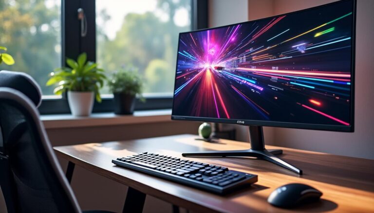 découvrez l'écran oled msi 4k 240hz 1ms, idéal pour le gaming haute performance avec une qualité d'image exceptionnelle, une fluidité extrême et un temps de réponse ultra-rapide.